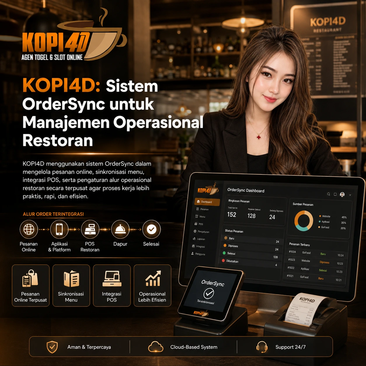 KOPI4D: Sistem OrderSync untuk Manajemen Operasional Restoran